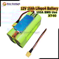 4S 12.8V 15Ah LiFePO4 Battery Pack 32140 100A BMS High-Power Backup Pack_img_3