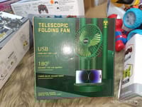 Telescopic Folding Fan – Rechargeable Portable Table & Stand Fan_img_1