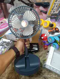 Telescopic Folding Fan – Rechargeable Portable Table & Stand Fan_img_2
