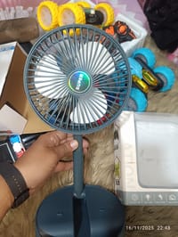 Telescopic Folding Fan – Rechargeable Portable Table & Stand Fan_img_3