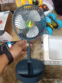 Telescopic Folding Fan – Rechargeable Portable Table & Stand Fan_img_4