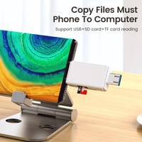 6-in-1 OTG Card Reader | Type-A/B/C | USB | SD | MicroSD | USB 2.0_img_1