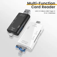6-in-1 OTG Card Reader | Type-A/B/C | USB | SD | MicroSD | USB 2.0_img_3