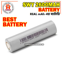 2600mAh Band New SWY 18650 3.6V Rechargeable Lithium-ion Battery_img_0