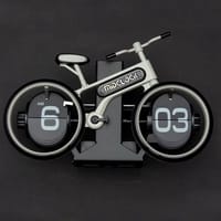 MidClock HY-F117 Unique Bicycle Vintage Flip Desk Clock_img_0