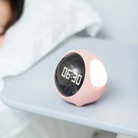 Cute Expression Multi Function LED Pixel Alarm Clock_img_3