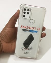 Infinix Hot 10 Soft Silicone Transparent Back Cover_img_1