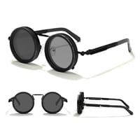 New Arrive 1-9 Adjustable Sunglasses Moonglass-Nd Filter Lenses Adjustable Tint Rounded Polarized Sunglasses_img_1