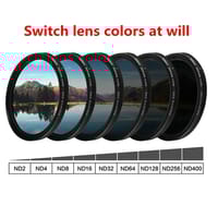 New Arrive 1-9 Adjustable Sunglasses Moonglass-Nd Filter Lenses Adjustable Tint Rounded Polarized Sunglasses_img_5