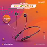 G8 Sports Neckband With Magnetic Headsets_img_0