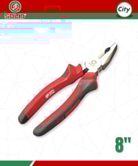 ৮ ইঞ্চি কম্বিনেশন প্লাইয়ারস হেভি ডিউটি নিকেল ক্রোমিয়াম স্টিল পেশাদার মানের প্লাস SOLID_img_2