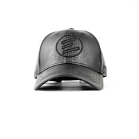 Episodes Iconic Black Faux Leather Cap_img_5