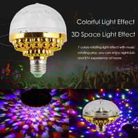 Magic Ball RGB 6W Rotating Crystal LED Stage Light Bulb E27 Lamp for Disco Party DJ_img_8