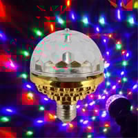 Magic Ball RGB 6W Rotating Crystal LED Stage Light Bulb E27 Lamp for Disco Party DJ_img_11