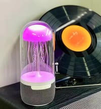 MAX-113 Jellyfish Bluetooth Speaker with LED Lights, 10W Stereo Sound, Bluetooth 5.2 & 6H Battery Life_img_3