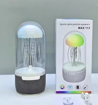 MAX-113 Jellyfish Bluetooth Speaker with LED Lights, 10W Stereo Sound, Bluetooth 5.2 & 6H Battery Life_img_5
