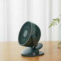 P8 Portable Mini USB Rechargeable 1200mAh Mini Clip Fan_img_1