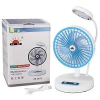 Rechargeable Folding Fan Mini fan With LED Light-JR 2022_img_0