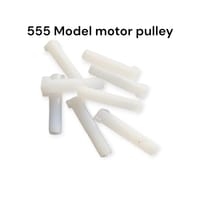 555 Model Motor Pulley | Plastic Shaft Connector for DC Motor Projects_img_0