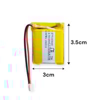 3.7V 1200mAh 103040 Lithium Polymer Battery | Compact Li-Po Rechargeable Cell with Connector_img_0