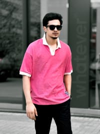 OLD MONEY PK WASH POLO (Rose Red)_img_9