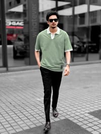 OLD MONEY PK WASH POLO (Light Green)_img_5