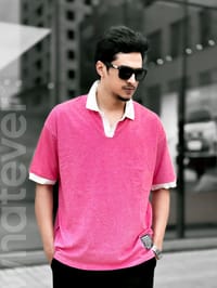 OLD MONEY PK WASH POLO (Rose Red)_img_0