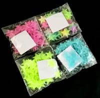 100pcs 3cm Glow-in-the-Dark Luminous Star Stickers - Halloween Home Décor, PVC Kids Room Stickers - Eco-Friendly_img_2