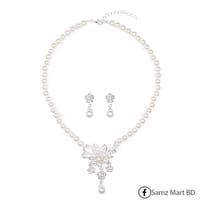 Luxury Pearl Necklace & plant Flower Design_img_5