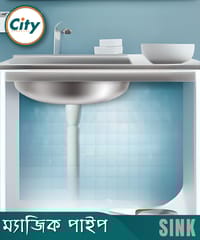 কিচেন সিঙ্কের জন্য PVC ম্যাজিক পাইপ রান্না ঘরের সিঙ্কের জন্য প্লাস্টিকের প্রসারিতযোগ্য বর্জ্য পাইপ_img_1