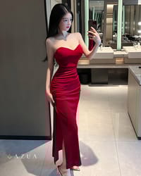 Red Velvet Party Dress_img_4
