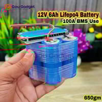 12V 6Ah LiFePO4 Rechargeable Battery Pack2y | Long-Life Lithium Iron Phosphate Pack_img_1