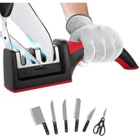 3-Stage Professional Knife Sharpener – Diamond, Tungsten & Ceramic Blade Sharpener for Kitchen, Hunting & Outdoor Knive_img_0