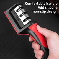 3-Stage Professional Knife Sharpener – Diamond, Tungsten & Ceramic Blade Sharpener for Kitchen, Hunting & Outdoor Knive_img_5