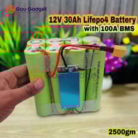 12.8V 30Ah LiFePO4 Battery Pack | 100A BMS | Heavy-Duty Power Pack_img_0