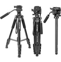 ZOMEI Q310 Professional Camera Video Tripod + Monopod Combo_img_0