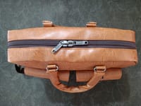 New artificial leather bag ( Brown colour)....( code 123)....... ঢাকা সিটিতে ৭০, বাইরে ১৩০ টাকা কুরিয়ার চার্জ প্রযোজ্য_img_2