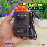 14.6V 6A LiFePO4 Battery Charger | 70W High-Speed Fast Charger | Built-in Cooling Fan_img_0