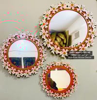 শিউলি আয়না ৩ সাইজ সাদা রং ৩ পিসের সেট_img_1