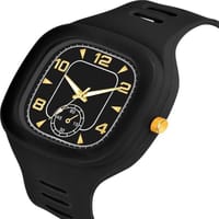 Silicone Analog Wrist Watch Quartz For Men Watch_img_1