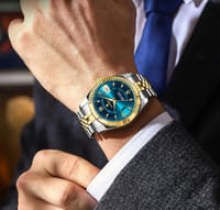 POEDAGAR 910 Luxury Stainless steel Wrist Watch For Man - Waterproof Men Watch Quartz - Stainless Steel Men's Watch -Stainless steel Watch_img_3