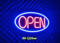 GearUP OPEN10 Neon Business Sign For Shop, Restaurant, Pharmacy, Cafe_img_0