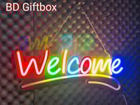 GearUP WELCOME10 Neon Sign For Greetings at Shop, Restaurant , Pharmacy, Cafe_img_0