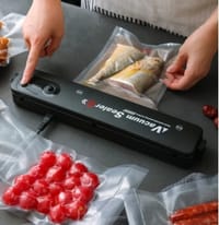 Vacuum Sealer Machine - food vacuum sealer, sealing machine, vacuum sealing device, kitchen sealer machine, fresh lock sealer, meat vacuum machine, airtight sealing machine, food preservation sealer, vacuum seal packer, vacuum packaging machine_img_1
