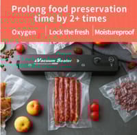 Vacuum Sealer Machine - food vacuum sealer, sealing machine, vacuum sealing device, kitchen sealer machine, fresh lock sealer, meat vacuum machine, airtight sealing machine, food preservation sealer, vacuum seal packer, vacuum packaging machine_img_2