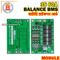 3s 60A Li-ion Lithium Battery Charger Protection Board BMS Balance version - Innovative Design - Expression of Yourself_img_2