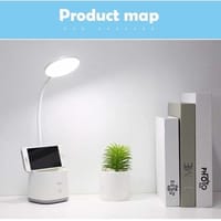 YAGE YG-T109 Table Lamp | 1200mAh | AC/DC | USB Rechargeable | Pen Holder_img_2