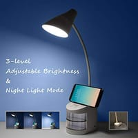 SUNMOON SM-7708 Table Lamp | 1200mAh | Touch Control | Eye Protection | Pen Holder_img_0