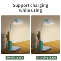 Weidasi WD-6076 AC/DC Rechargeable Table Lamp | Knob Brightness Control | 2400mAh | ShopX_img_4