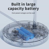 Weidasi WD-6075 Rechargeable Table Lamp | Knob Brightness | 2400mAh | ShopX_img_2